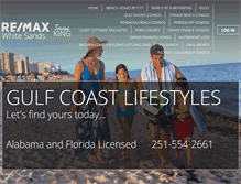 Tablet Screenshot of coastalalabamaproperties.com